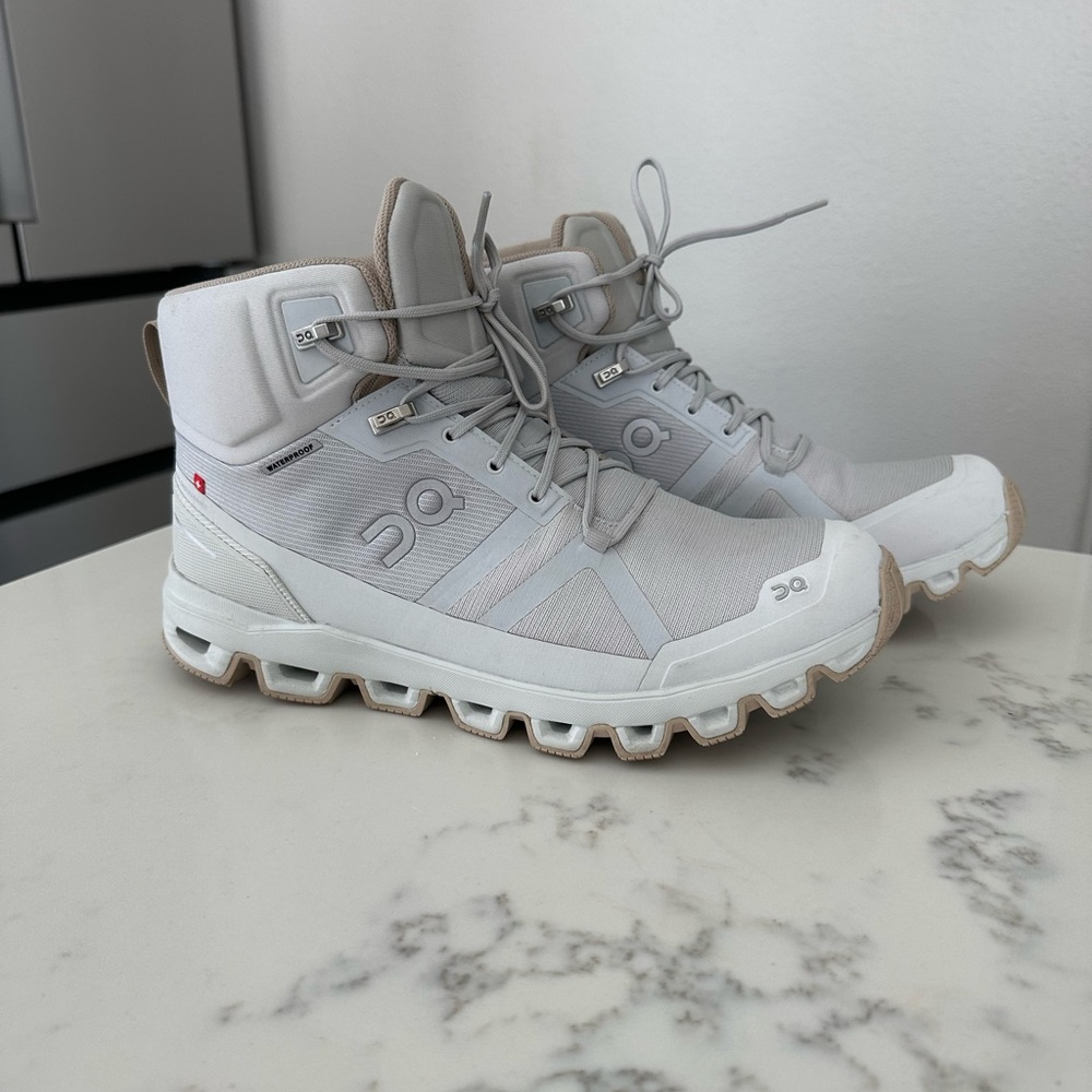 On Women’s Cloudrock Waterproof Hiking Boots 10.5